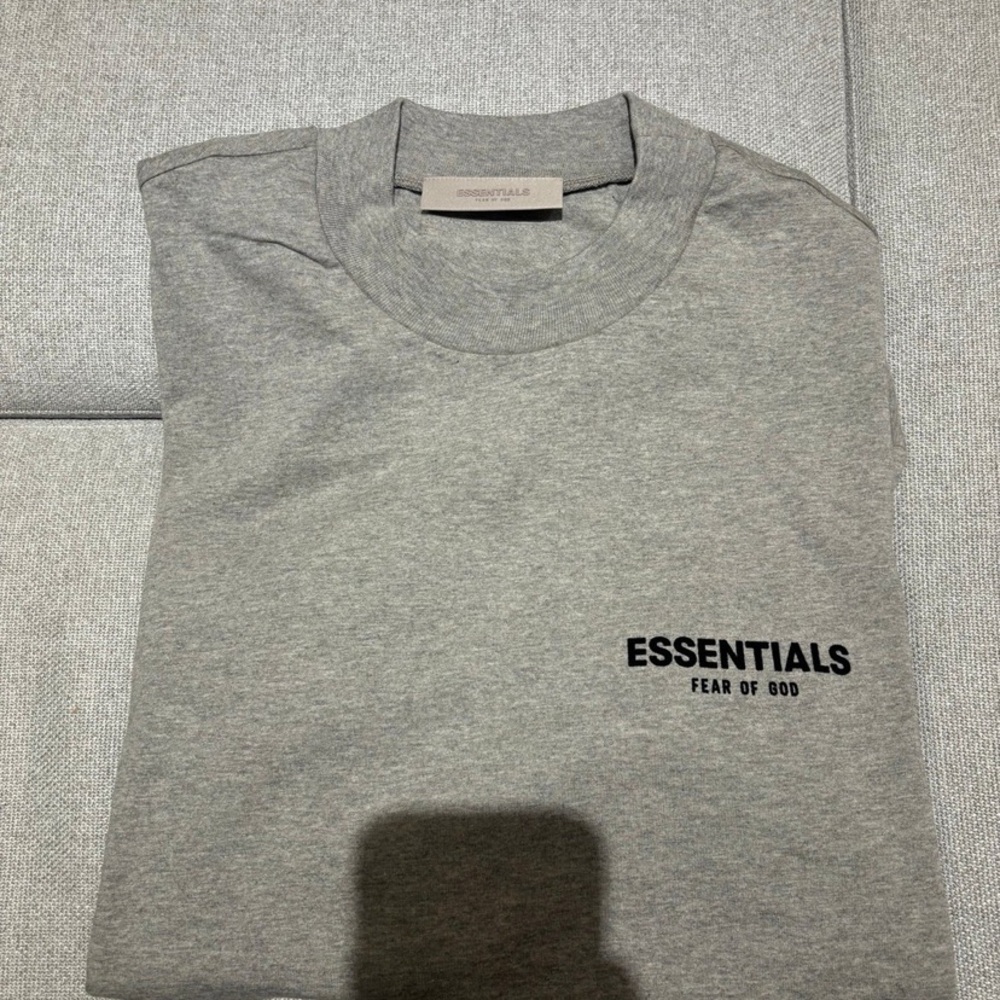 Essentials Gray Short Sleeve Tee